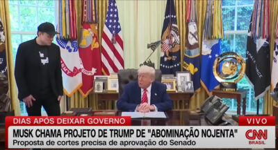 Musk chama projeto de lei apoiado por Trump de abominação nojenta